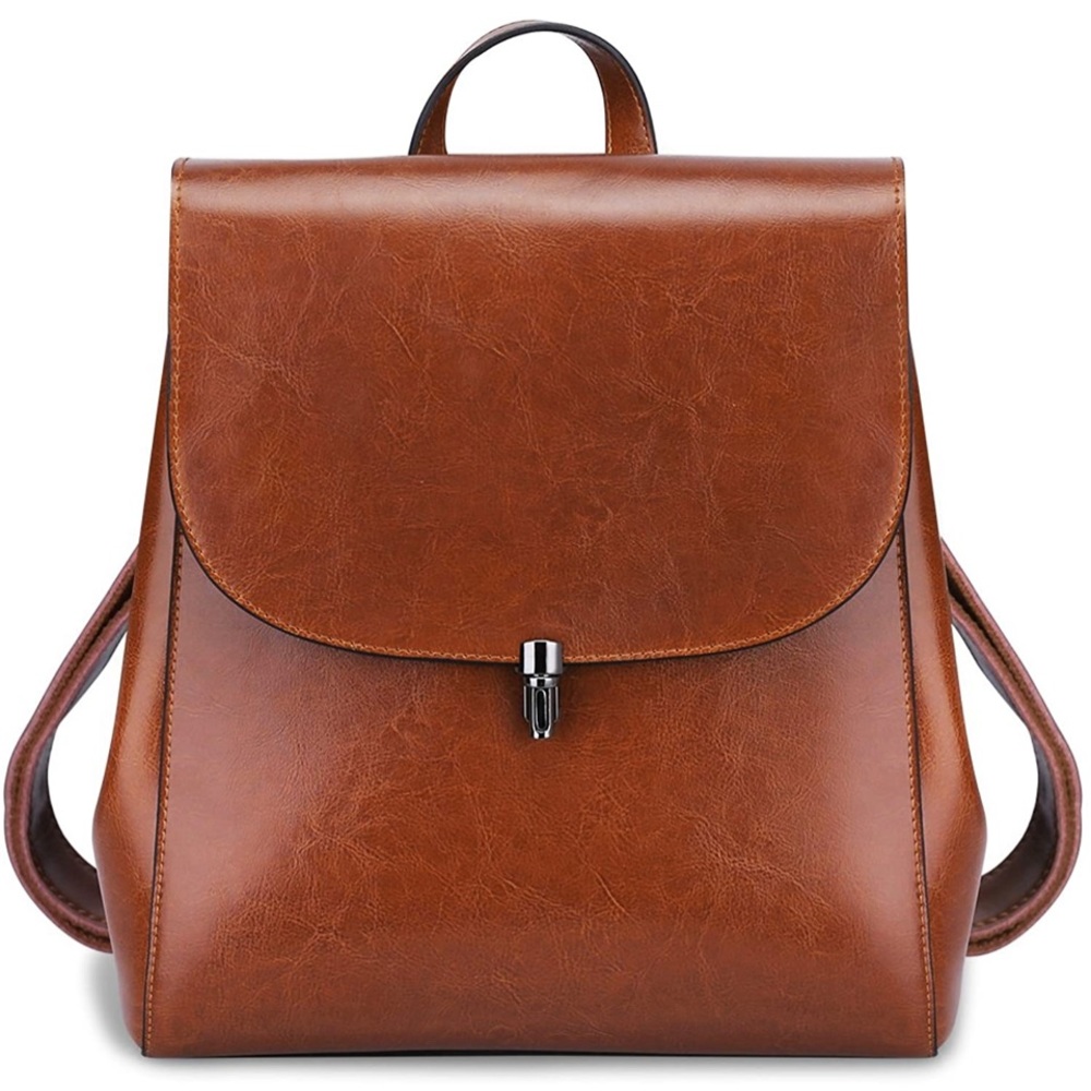 Leather Backpack Purse